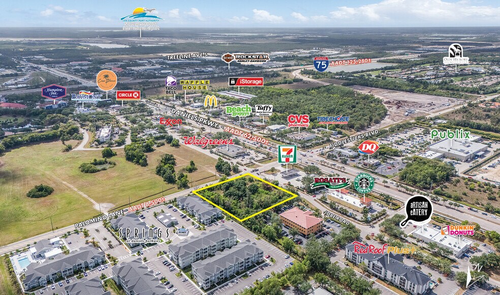 13400 Palomino Ln, Fort Myers, FL à vendre - Aérien – Image 3 sur 6
