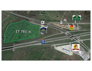 Plus de détails pour NW Corner Of IH-10 & Hwy 183, Luling, TX - Terrain à vendre