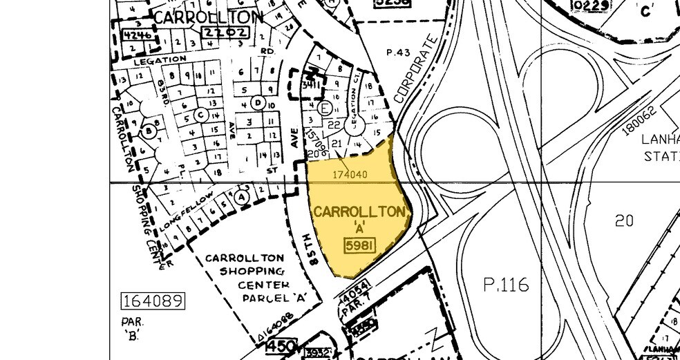 8500 Annapolis Rd, New Carrollton, MD à louer - Plan cadastral – Image 2 sur 11