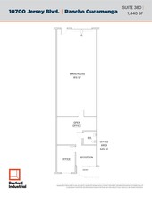 10700 Jersey Blvd, Rancho Cucamonga, CA à louer Plan de site– Image 1 sur 1