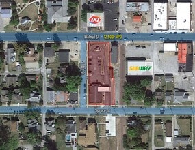 1709 Walnut St, Murphysboro, IL - Vue aérienne vue de carte