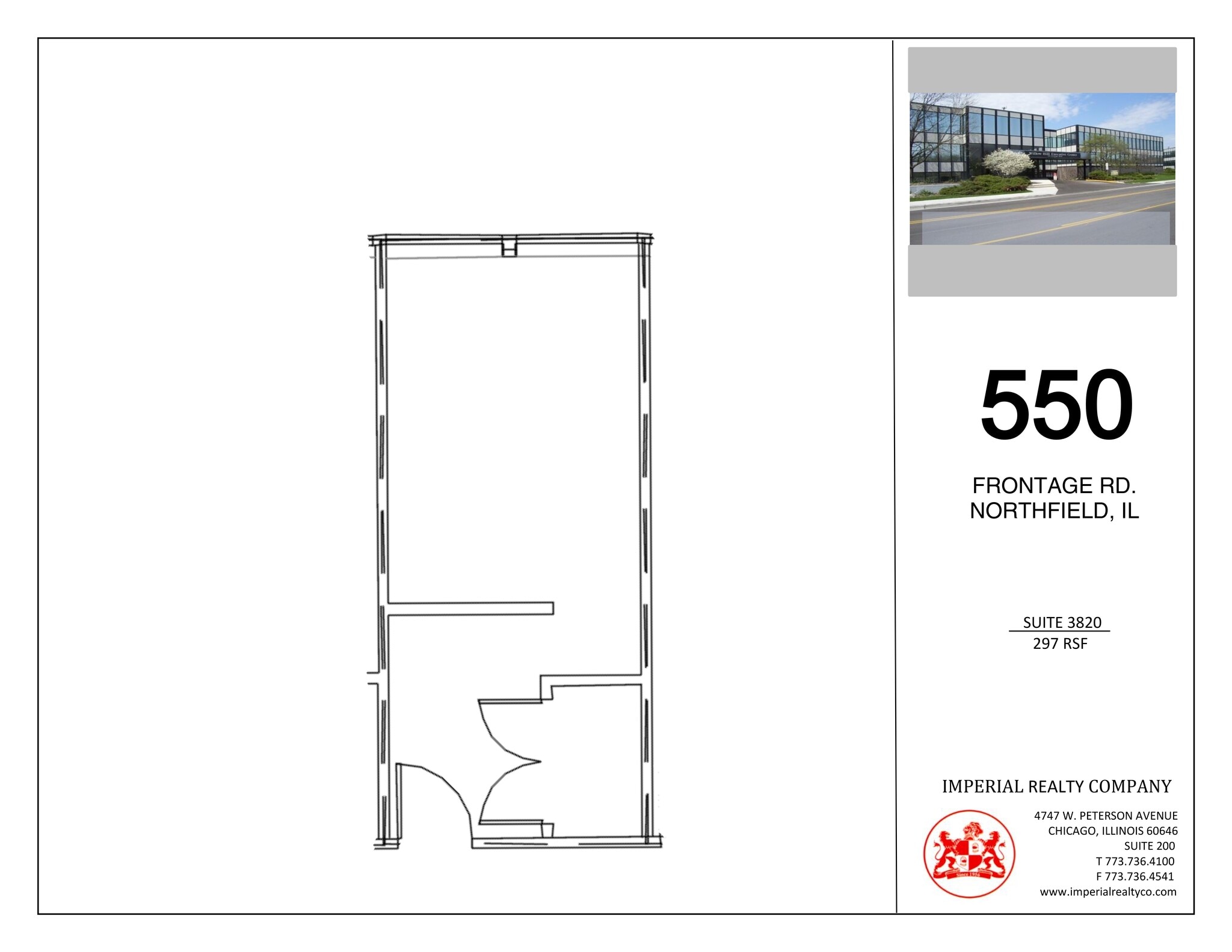 540-550 W Frontage Rd, Northfield, IL à louer Plan de site– Image 1 sur 3