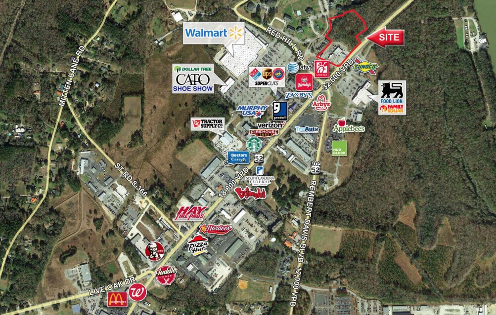605 N Highway 52, Moncks Corner, SC à louer Aérien– Image 1 sur 2