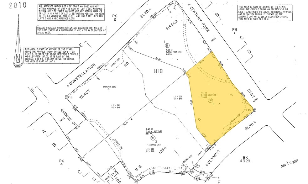 2049 Century Park E, Los Angeles, CA à louer - Plan cadastral – Image 3 sur 40