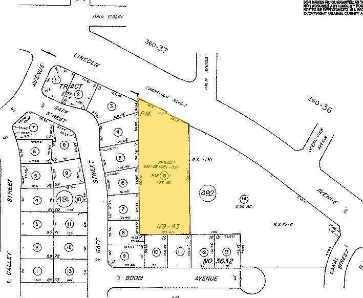 1122 E Lincoln Ave, Orange, CA à vendre - Plan cadastral – Image 2 sur 42