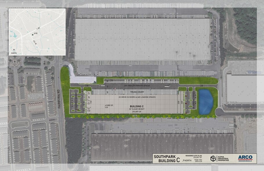 7760 Spence Rd, Fairburn, GA à louer - Plan de site – Image 2 sur 2