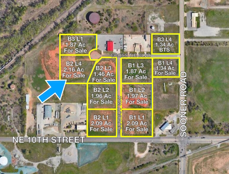 5330 Crosstie Blvd, Oklahoma City, OK à vendre - Aérien – Image 1 sur 1