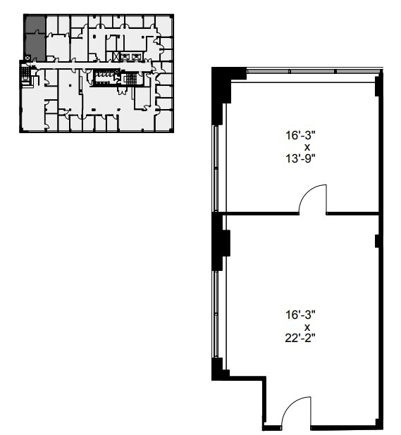 133 Richmond St W, Toronto, ON à louer Plan d’étage– Image 1 sur 2