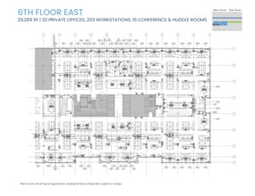 1301 K St NW, Washington, DC à louer Plan d’étage– Image 2 sur 2