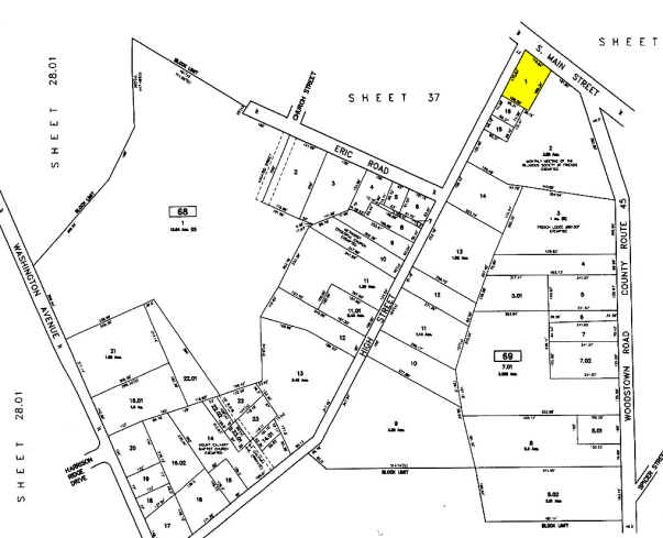 50 S Main St, Mullica Hill, NJ à louer - Plan cadastral – Image 2 sur 2