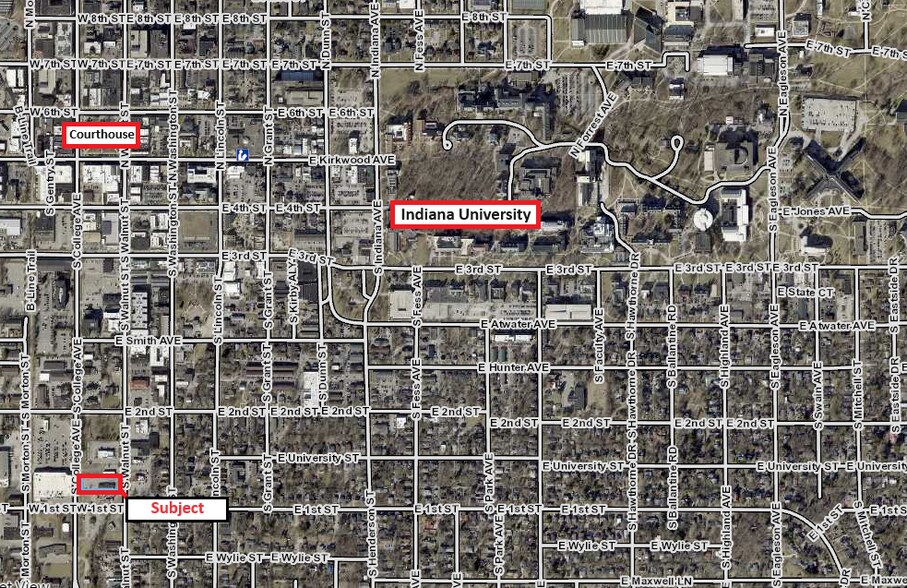 542 S Walnut St, Bloomington, IN à vendre - Aérien – Image 2 sur 2