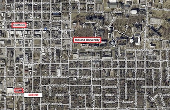 542 S Walnut St, Bloomington, IN - VUE AÉRIENNE  vue de carte