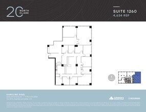 20 N Clark St, Chicago, IL à louer Plan d’étage– Image 1 sur 1