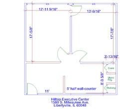 1580 S Milwaukee Ave, Libertyville, IL à louer Plan d’étage– Image 1 sur 1