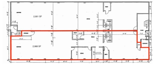 10544 114th St NW, Edmonton, AB à louer Plan d’étage– Image 1 sur 2