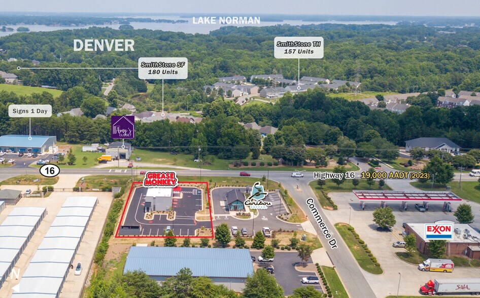 7929 Commerce Dr, Denver, NC à vendre - Aérien – Image 3 sur 5