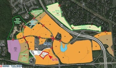 13701 Bon Secours Dr, Midlothian, VA - Vue aérienne  vue de carte