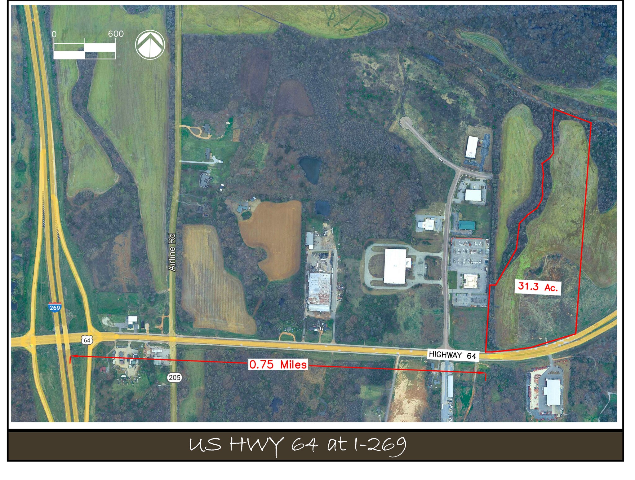 12757 U.S. Highway 64 Hwy, Eads, TN à vendre Aérien– Image 1 sur 3
