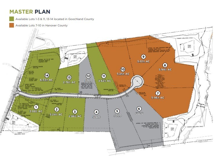 1468 Pony Farm Rd, Oilville, VA à vendre - Plan de site – Image 2 sur 2