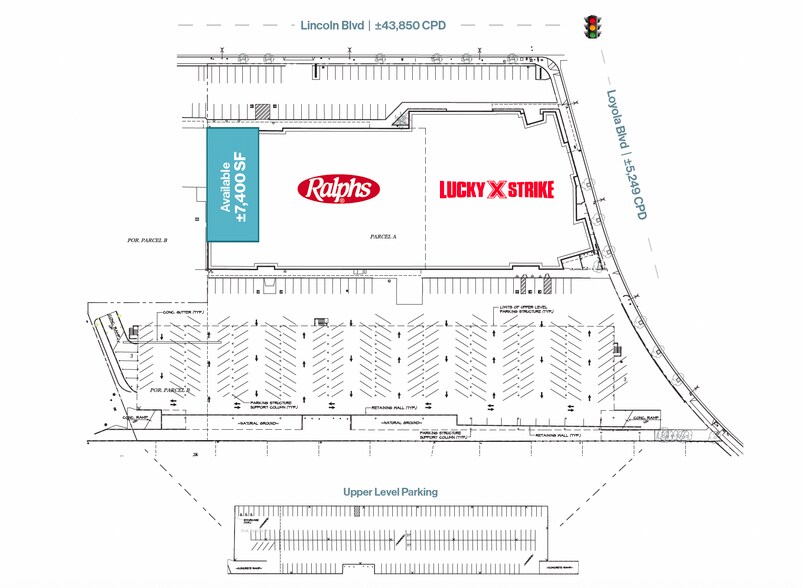 8701 Lincoln Blvd, Los Angeles, CA à louer - Plan de site – Image 2 sur 3