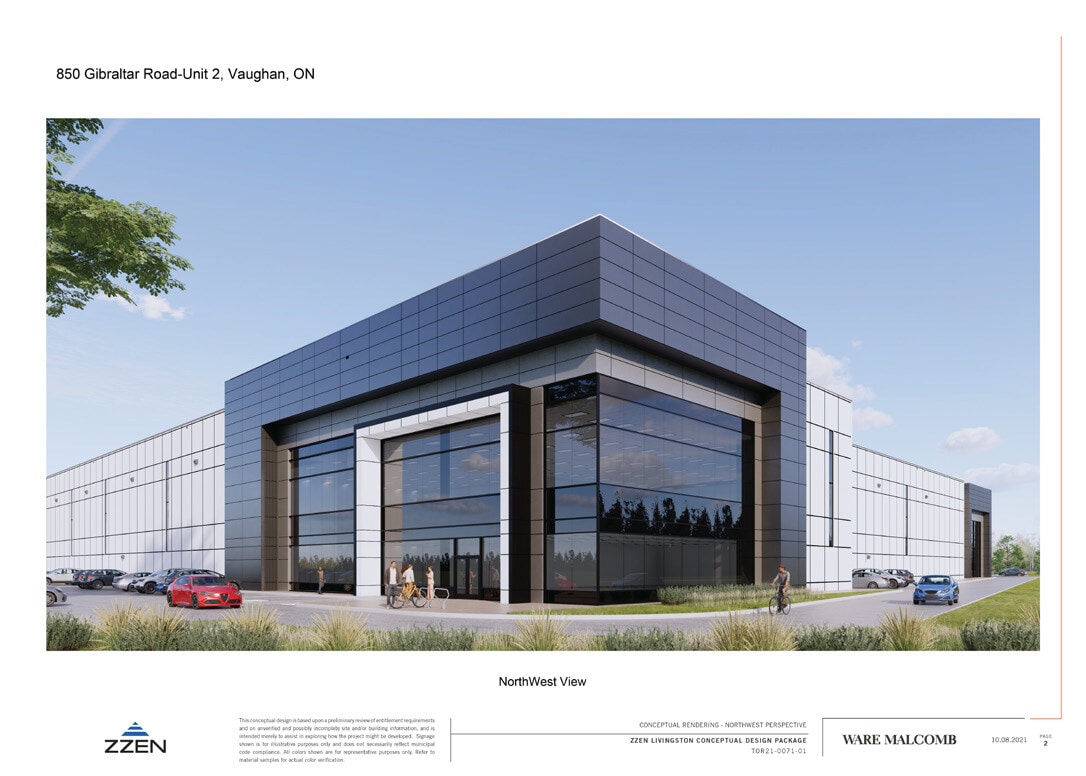 850 Gibraltar Rd, Vaughan, ON à louer Photo de l’immeuble– Image 1 sur 10
