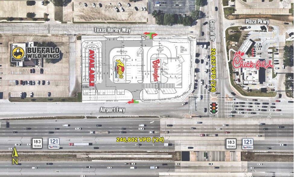 1953 Airport Fwy, Bedford, TX à vendre - Plan de site – Image 3 sur 4