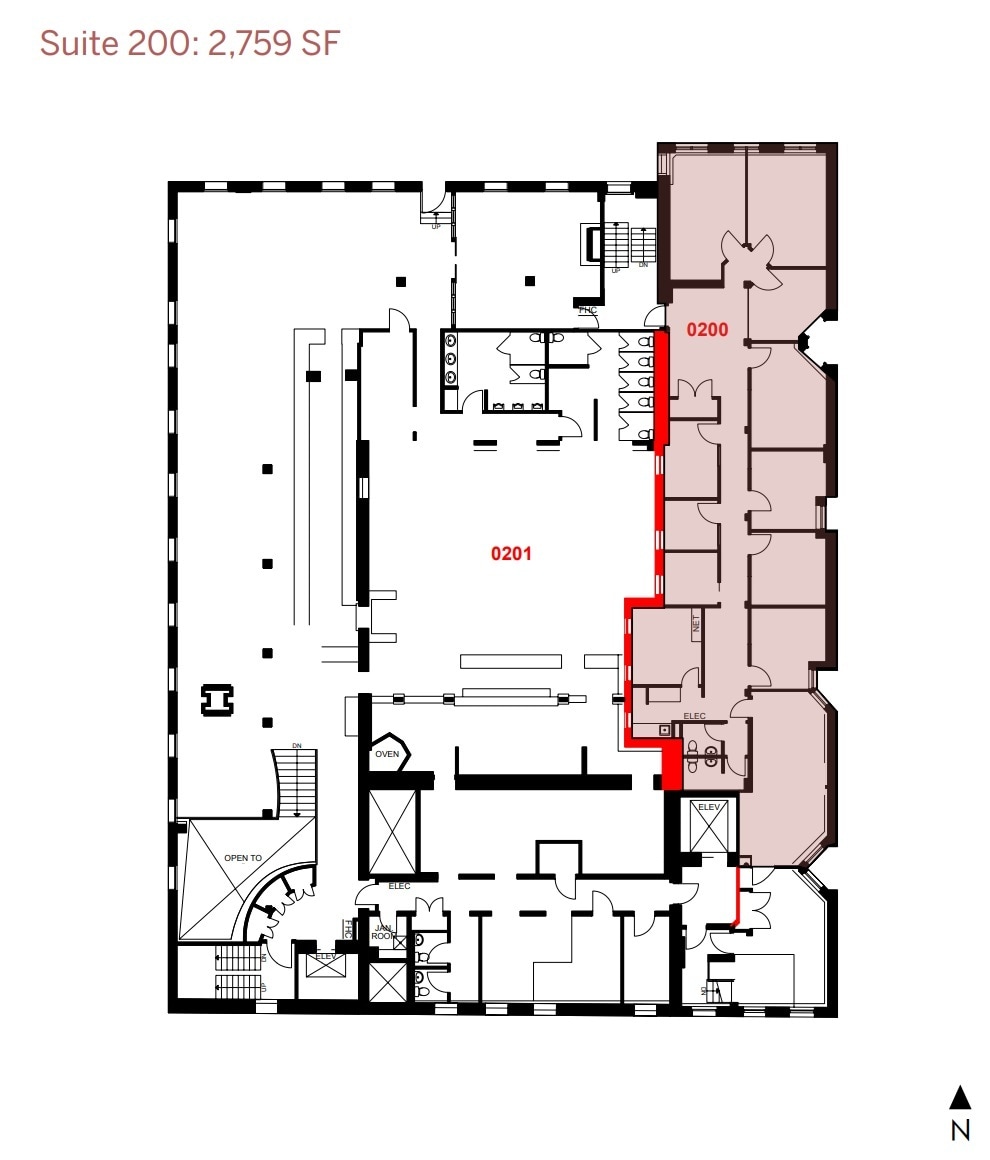 808 1st St SW, Calgary, AB à louer Plan d’étage– Image 1 sur 1