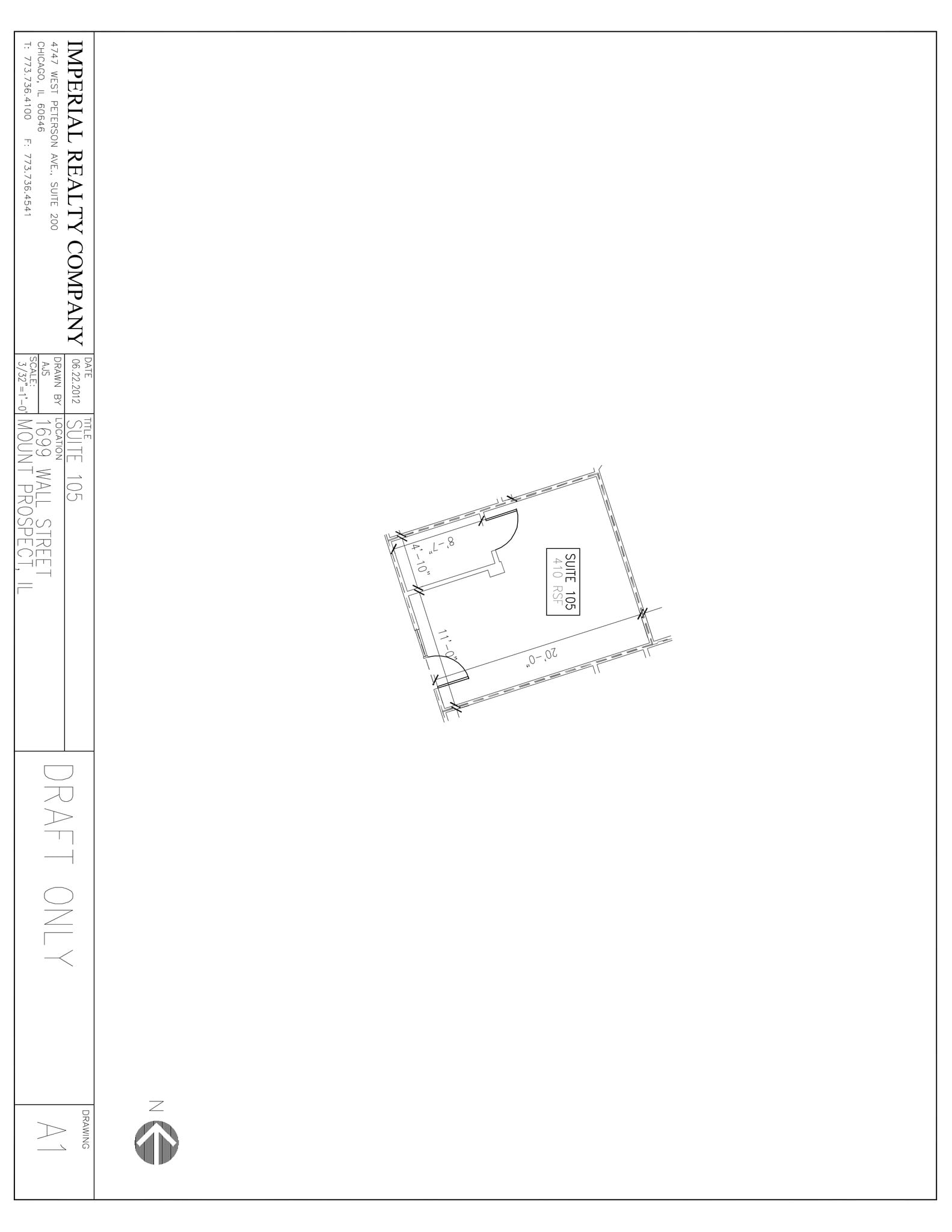 1699 Wall St, Mount Prospect, IL à louer Plan de site– Image 1 sur 1