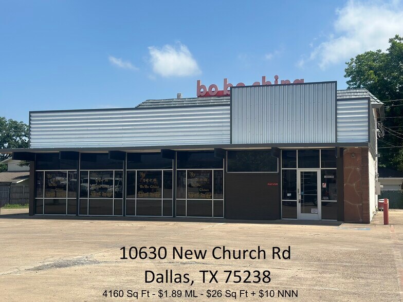10630 New Church Rd, Dallas, TX à vendre - Photo de l’immeuble – Image 2 sur 8