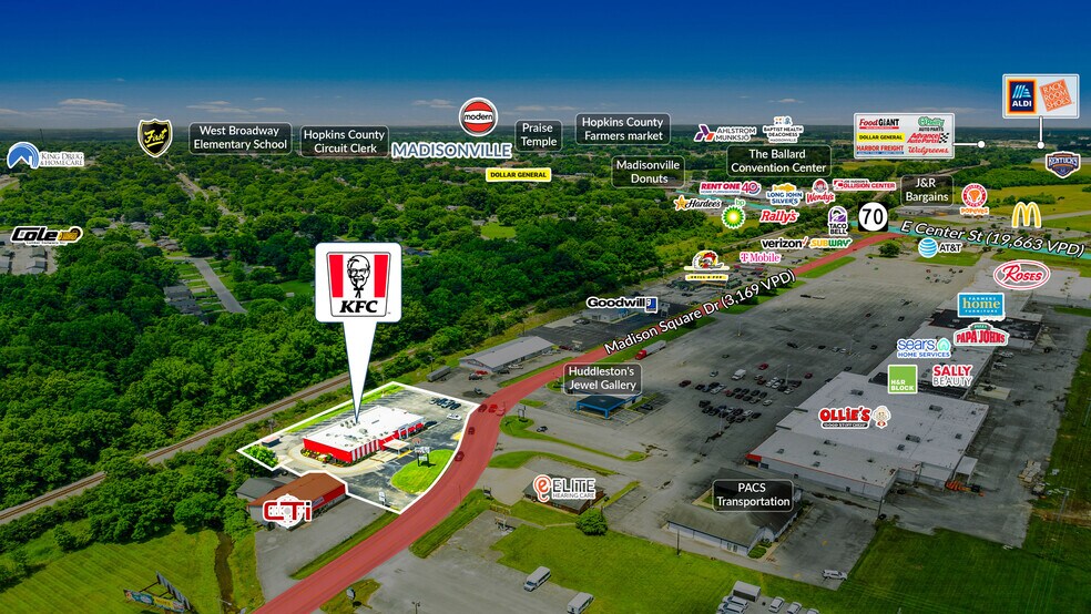 197 Madison Square Dr, Madisonville, KY à vendre - Photo de l’immeuble – Image 2 sur 5