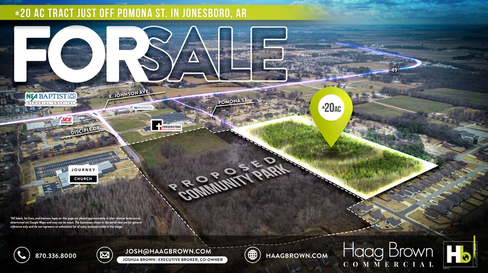 Pomona Drive, Jonesboro, AR à vendre - Aérien – Image 1 sur 5