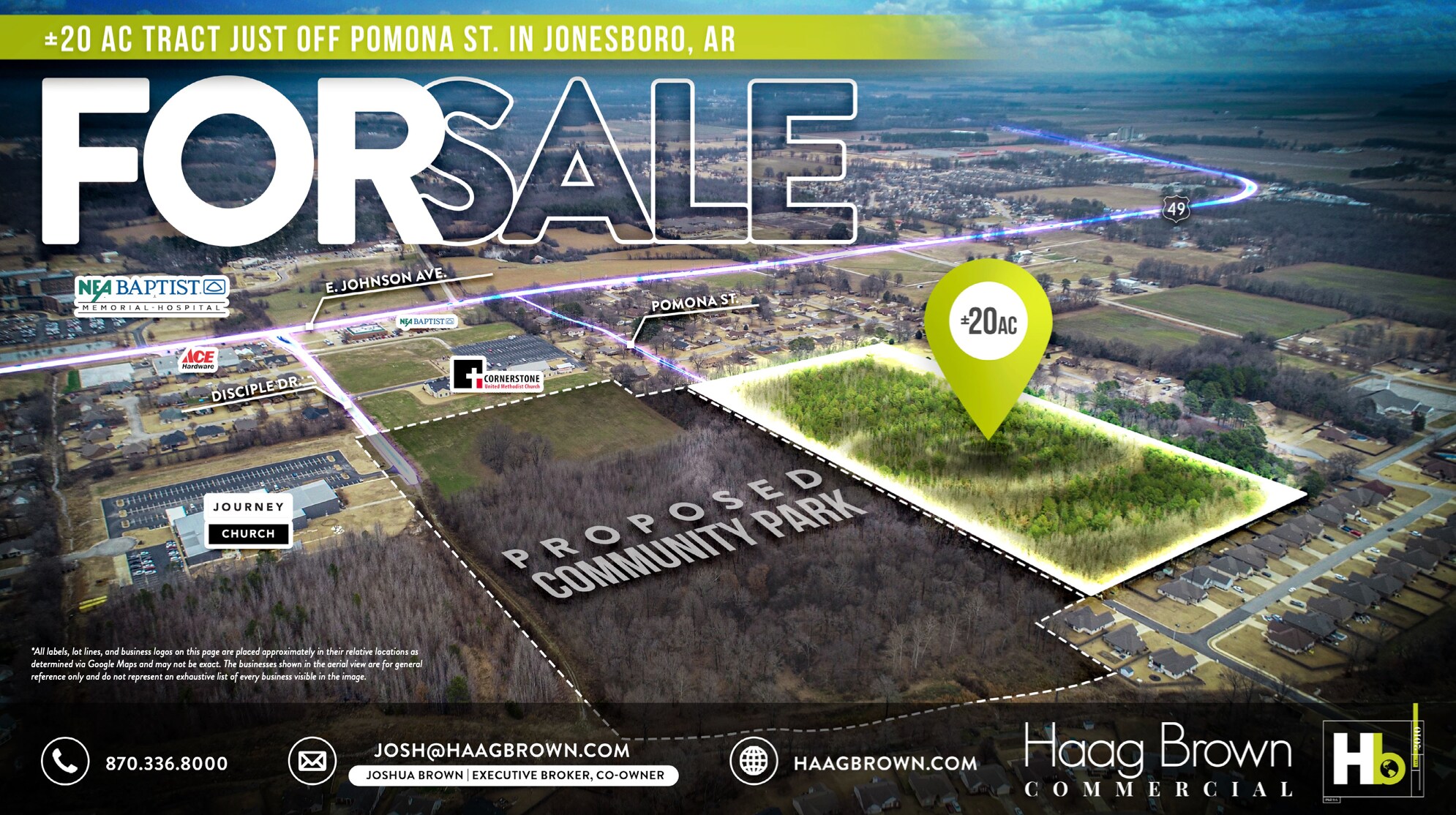Pomona Drive, Jonesboro, AR à vendre Aérien– Image 1 sur 6