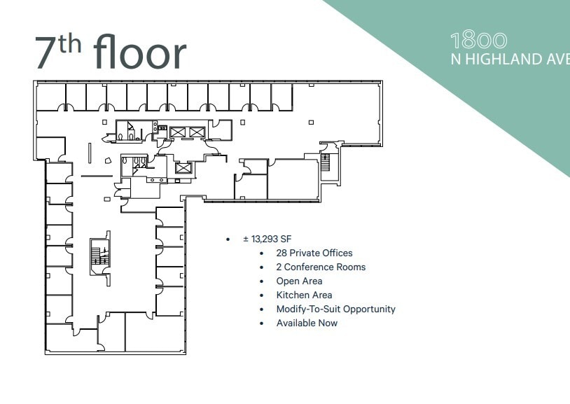 1800 N Highland Ave, Los Angeles, CA à louer Plan d’étage– Image 1 sur 1