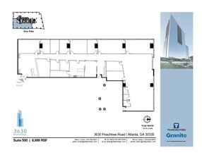 3630 Peachtree Rd NE, Atlanta, GA à louer Plan d’étage– Image 1 sur 1