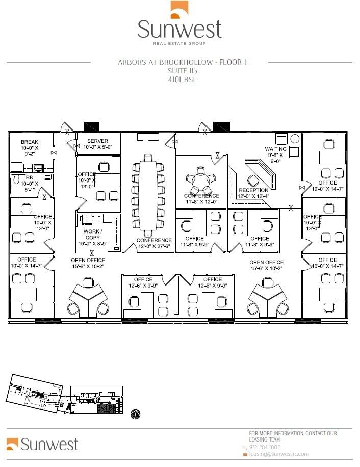 2201 E Lamar Blvd, Arlington, TX à louer Plan d’étage– Image 1 sur 1