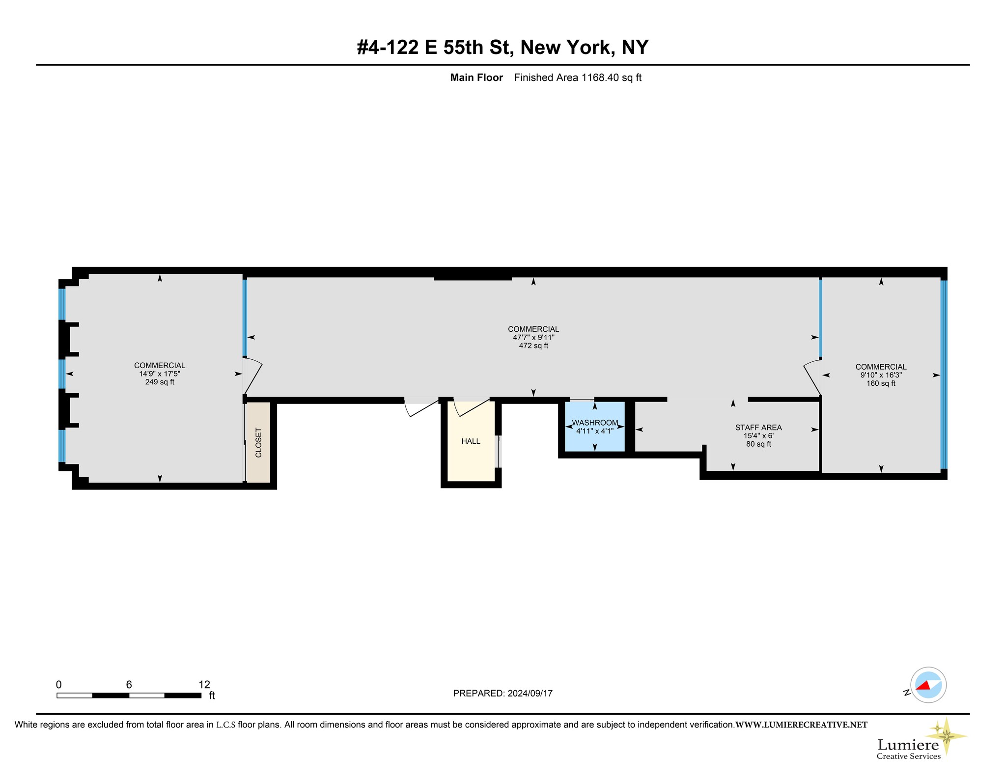 122 E 55th St, New York, NY à louer Plan de site– Image 1 sur 6