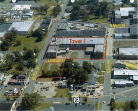 225 W Trade St, Burlington, NC - Vue aérienne  vue de carte