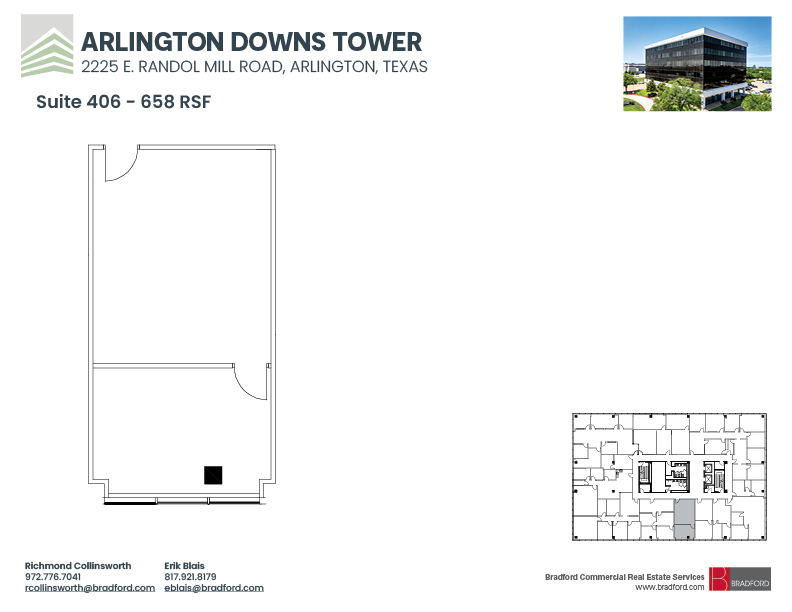 2225 E Randol Mill Rd, Arlington, TX à louer Plan d’étage– Image 1 sur 1