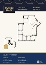 1213-1215 K St, Sacramento, CA à louer Plan d’étage– Image 1 sur 1