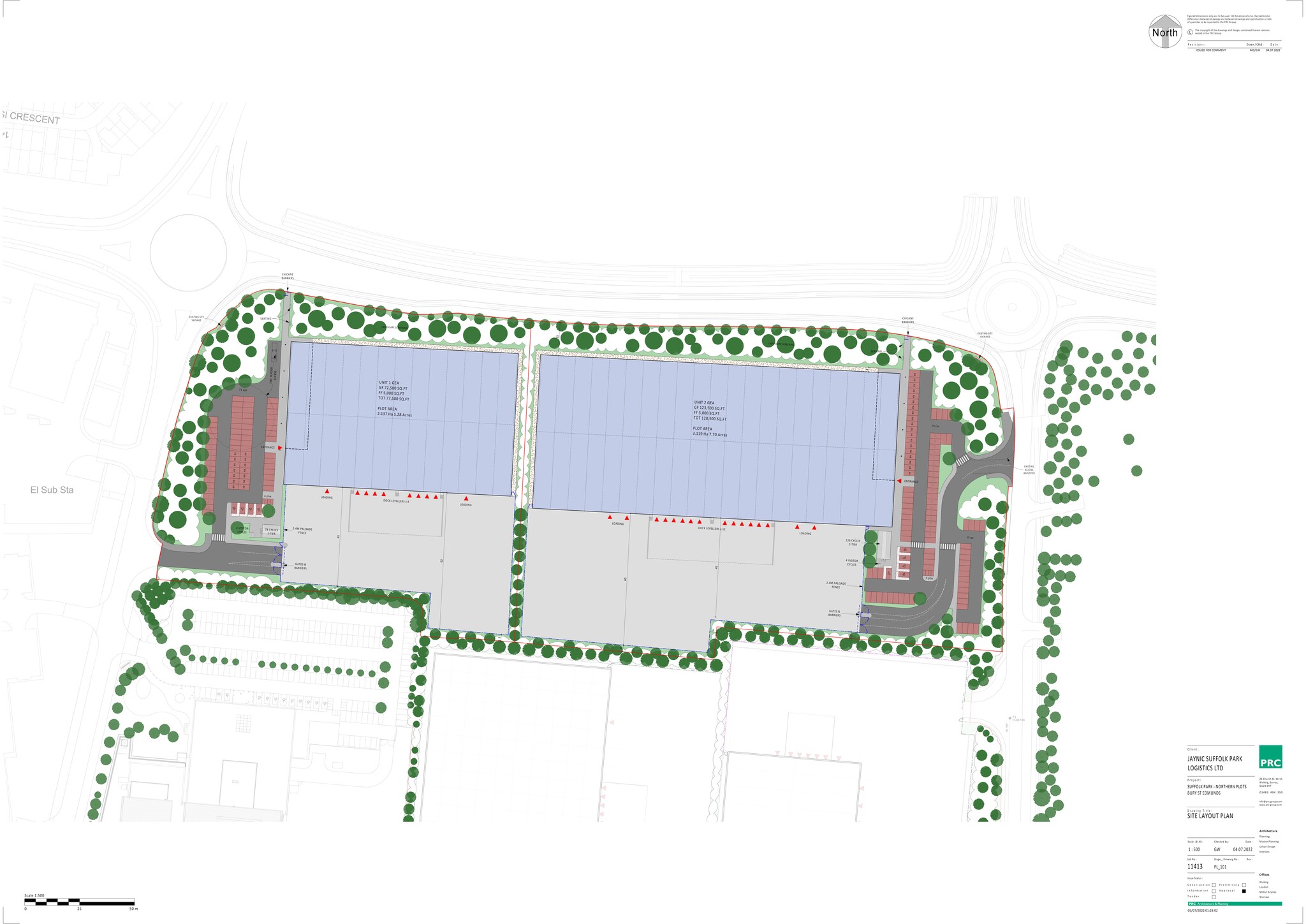 Fortress Way, Bury St Edmunds à louer Plan de site– Image 1 sur 4