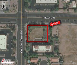 Plus de détails pour SUPERSTITION SPRINGS Blvd, Mesa, AZ - Terrain à vendre