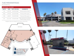 7310-7480 Miramar Rd, San Diego, CA à louer Plan d’étage– Image 1 sur 1