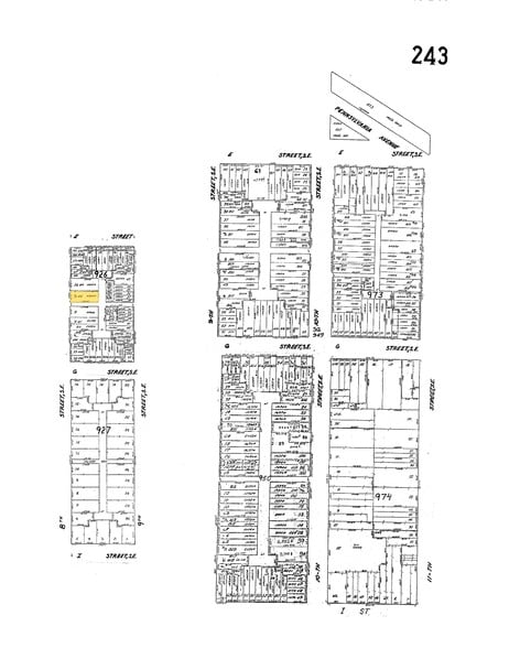 516 8th St SE, Washington, DC à vendre - Plan cadastral – Image 2 sur 12