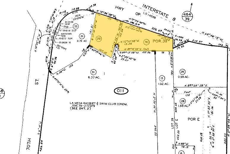 7051 Alvarado Rd, La Mesa, CA à vendre - Plan cadastral – Image 2 sur 56