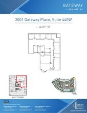 2033 Gateway Pl, San Jose, CA à louer Plan d’étage– Image 1 sur 1