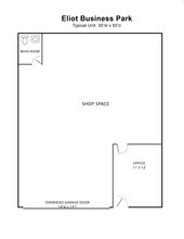 406 Harold Dow Hwy, Eliot, ME à louer Plan d’étage– Image 1 sur 1