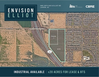 Plus de détails pour SWC 59th Ave & Elliot Rd, Laveen, AZ - Industriel/Logistique à louer