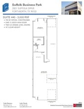 2901 Suffolk Dr, Fort Worth, TX à louer Plan d’étage– Image 2 sur 2