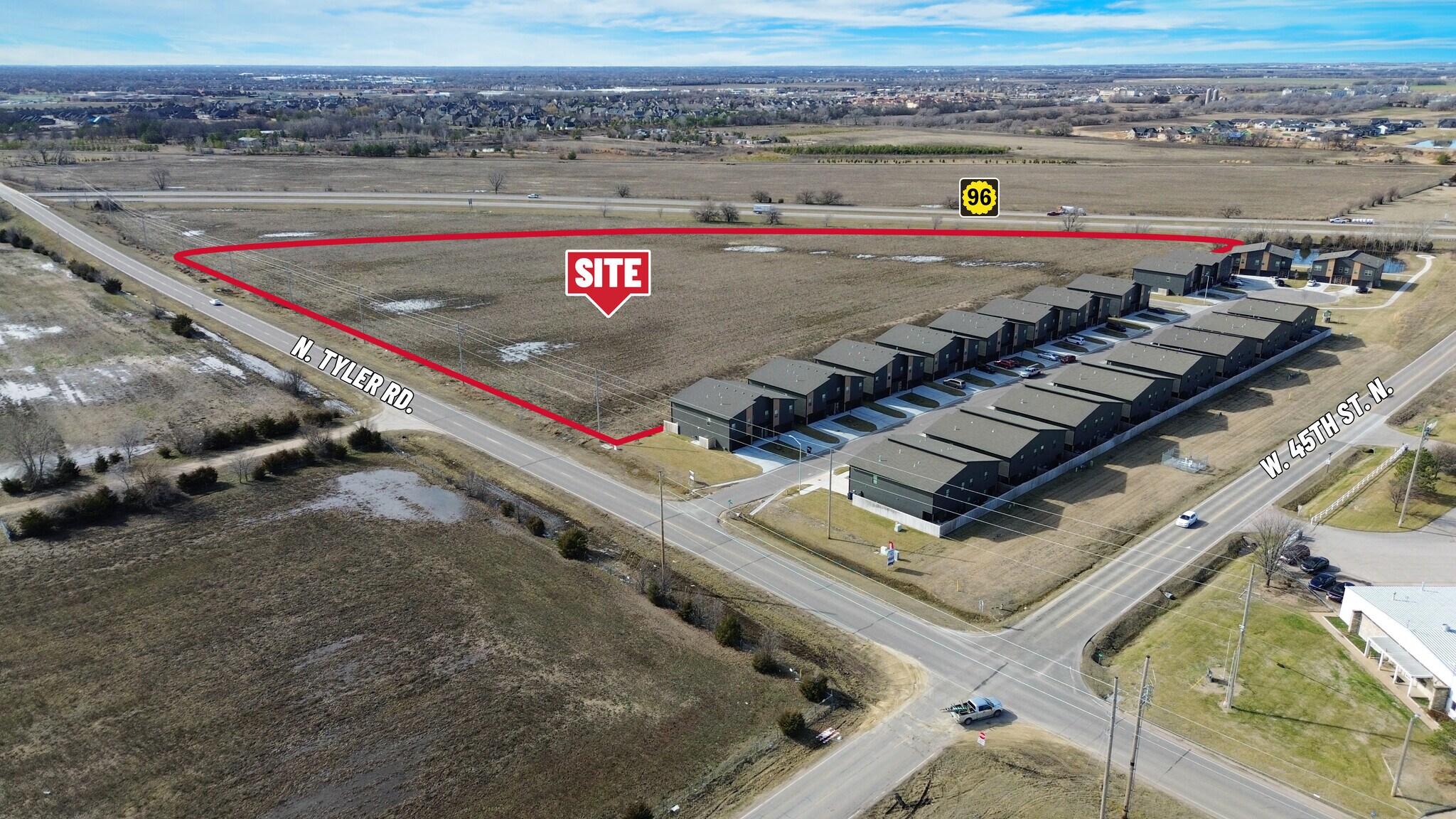 45th St. & Tyler Rd. S. of SWc, Maize, KS à vendre Aérien– Image 1 sur 3