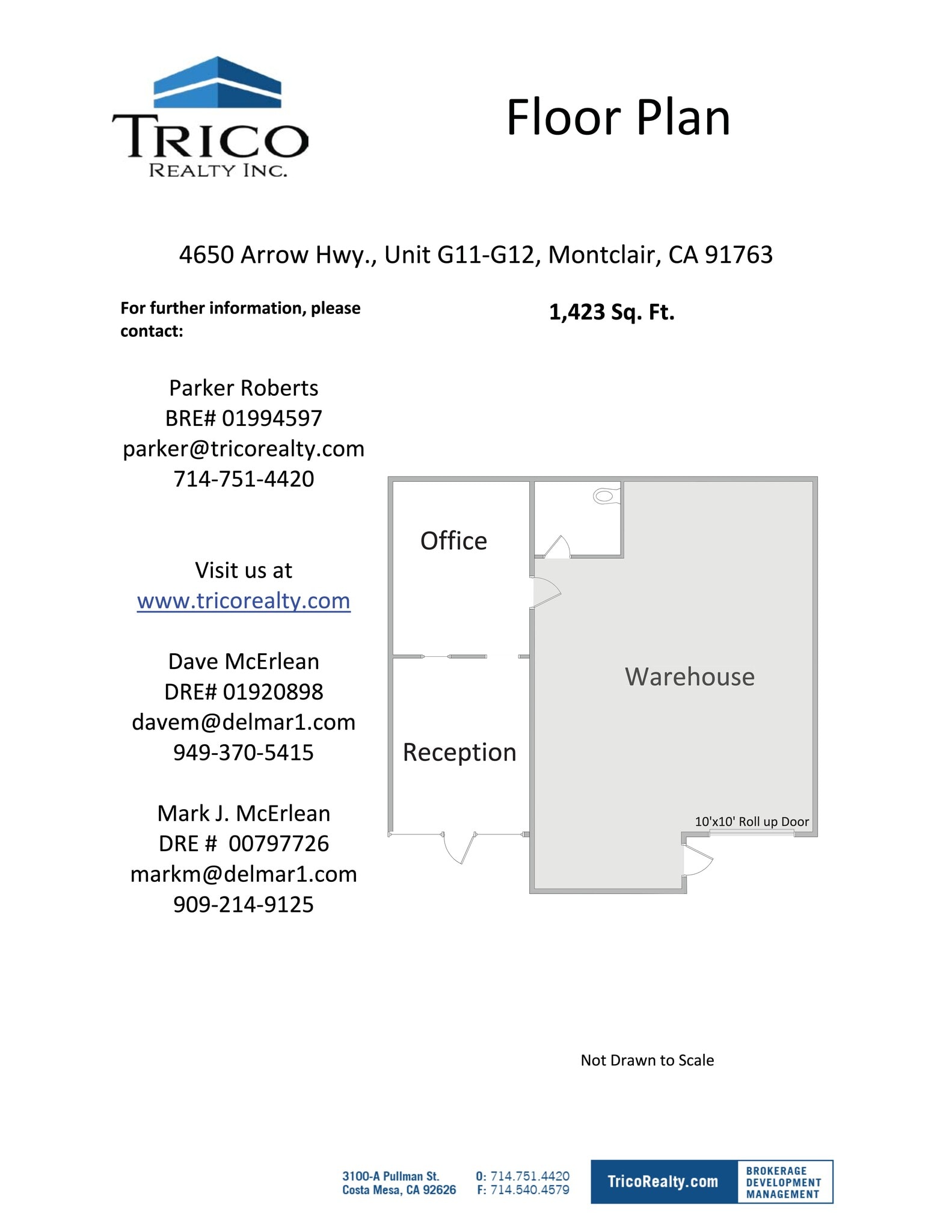 4650 Arrow Hwy, Montclair, CA à louer Plan de site– Image 1 sur 1